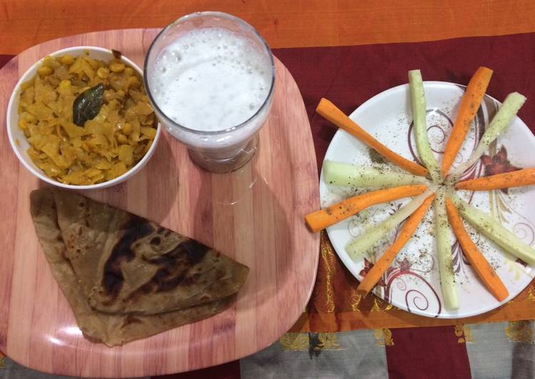 Recipe of Ultimate Satvik dinner platter