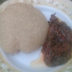 A picture of Eba da miyar alayyahu.