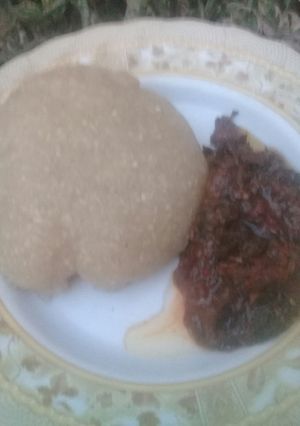 A picture of Eba da miyar alayyahu.