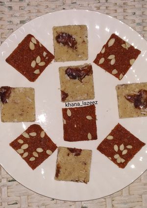 A picture of Nariyal barfi / coconut barfi.