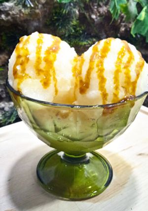 Une photo de Glace au melon