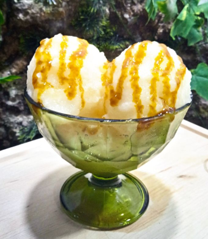 Une photo de Glace au melon