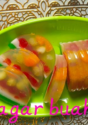 Foto resep Agar buah pelangi