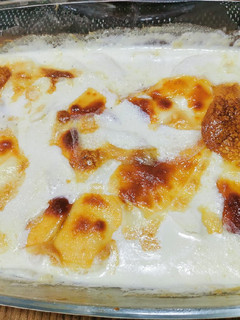 Una foto de Papas a la crema