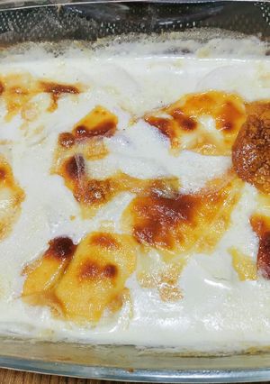 Una foto de Papas a la crema