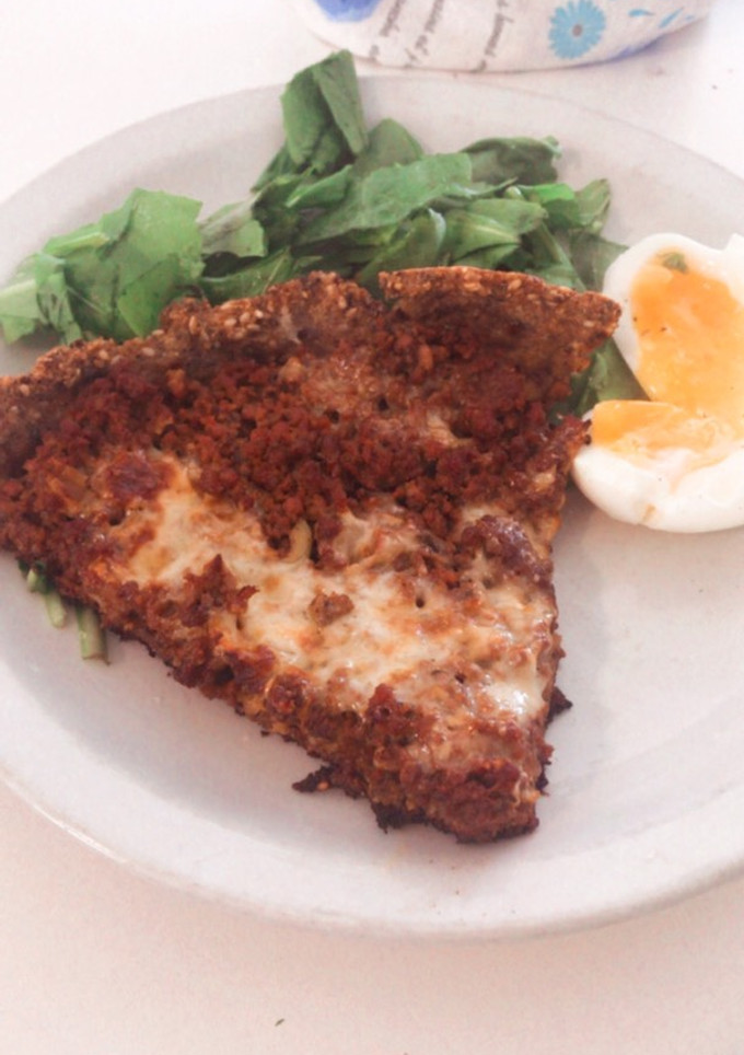 Una foto de Tarta de carne con masa de Almendras- apta keto o low carb