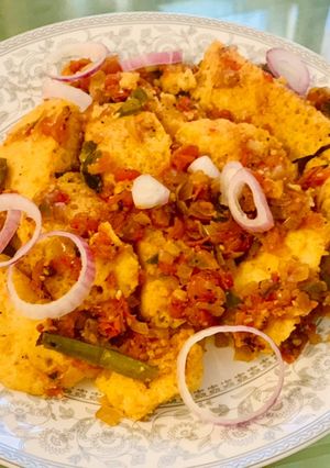 A picture of Punjabi Dhokla.