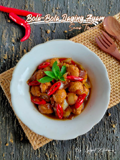 Foto resep Bola-Bola Daging Ayam Saus Tiram