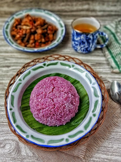 Foto resep Nasi Uduk Ubi Ungu