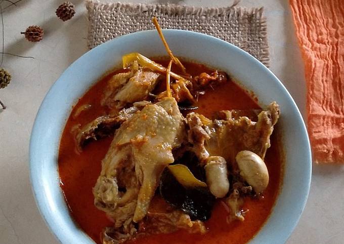 Kare Ayam kampung khas Lamongan(super pedas)