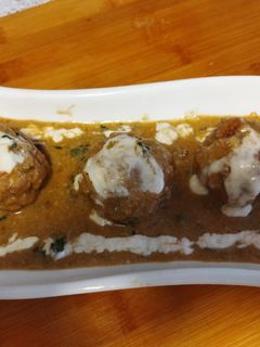 A picture of Malai kofta.