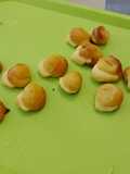Profiteroles de crema pastelera