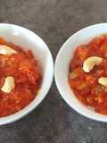 Gajar / Carrot Halwa in pressure cooker