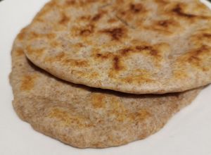 Una foto de Pan pita sin levadura