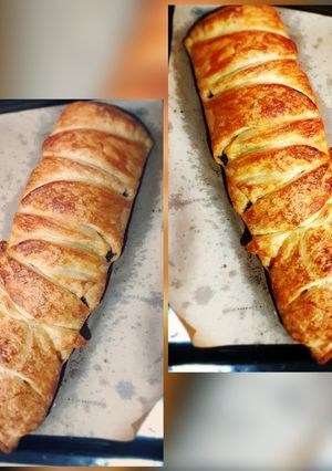 Foto resep Pisco : Bolen Raksasa (croissant bread)