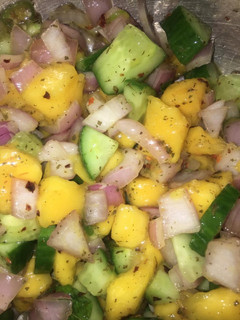 A picture of Cool Mango salad.