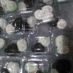 Mochi isi kacang tanah..mochi original dan mochi pandan রেসিপির প্রধান ছবি