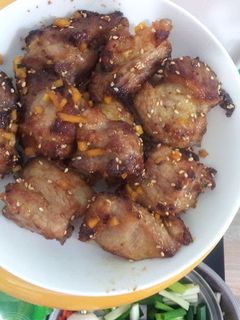 橙汁排骨 的食譜成品照片