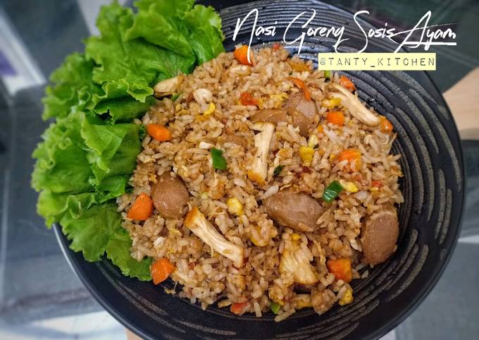 Nasi Goreng Sosis Ayam