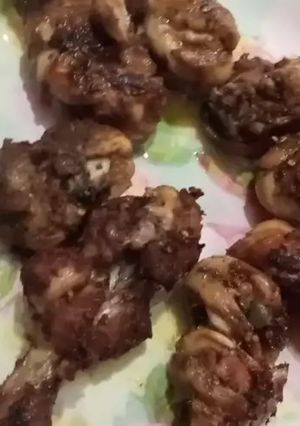 A picture of Multani malai chicken tikka boti.