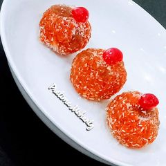 A picture of Carrot Ladoo.