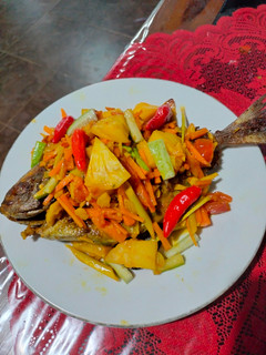 Foto resep Ikan Bawal Acar Kuning
