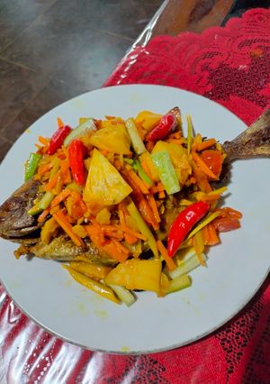 Foto resep Ikan Bawal Acar Kuning