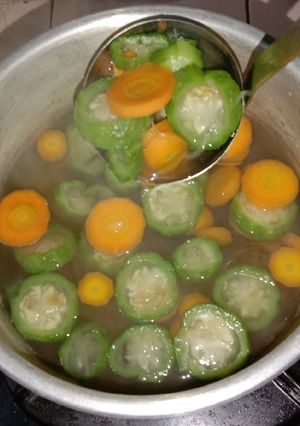 Foto resep Bening Gambas/Oyong & Wortel