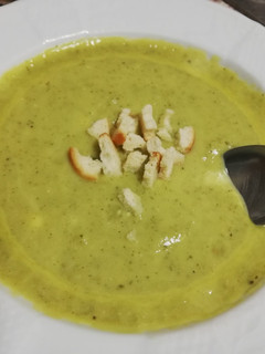 Una foto de Crema de calabacín