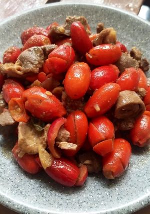 Foto resep Tumis Ati Ampela Kulit Melinjo