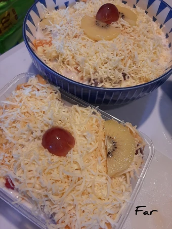 Langkah Gampang Membuat Resep Salad buah vla yogurt yang Bikin Ngiler Anti Ribet, Sempurna