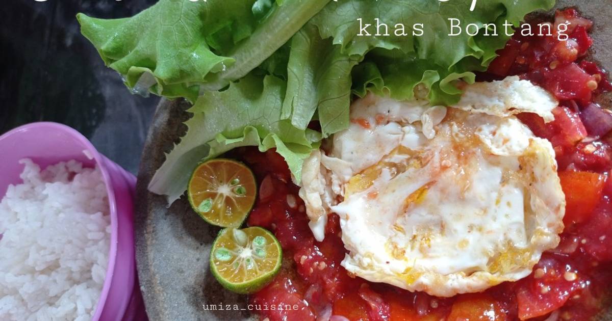 Resep Sambal Gammi Telur Ceplok Khas Bontang Oleh Ika Madayanti Cookpad