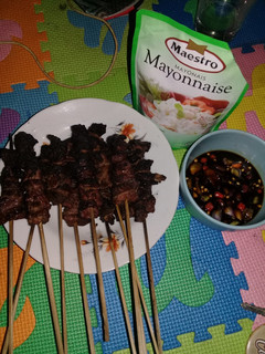 Foto resep Sate sapi saos Mayonnaise sambel kecap
