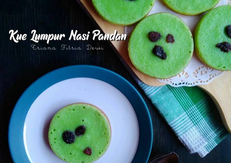 Resep Kue Lumpur Nasi Pandan | Cara Membuat Kue Lumpur Nasi Pandan Yang Enak Banget