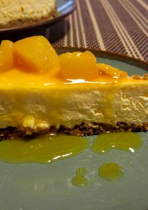 Sajttorta barack-karamellel recept fotója