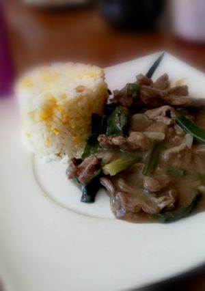 Una foto de Carne Mongoliana‼️🍲