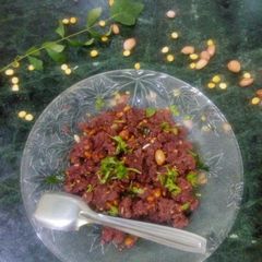 A picture of Beetroot upma 😋😋😋.