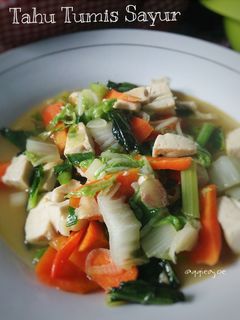 Foto resep Tumis Tahu Sayur