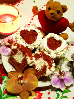 Valentin napi muffin #valentinnap recept fotója