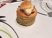 Une photo de jambon béchamel
