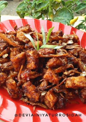 Foto resep Sambal Goreng Teri Tempe Bumbu Ulek