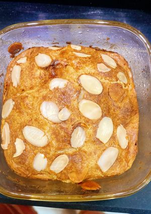 Hình của món Bữa sáng cho bé : Bánh mì hạnh nhân.
