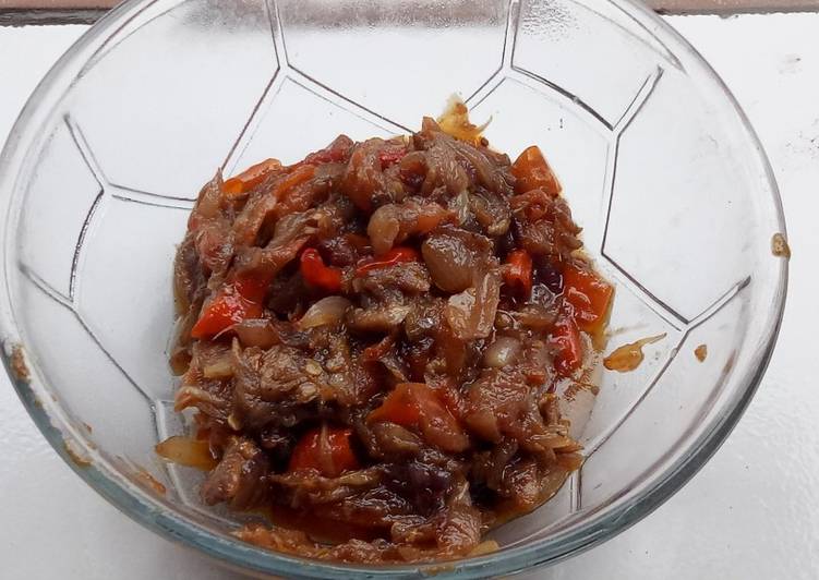 Langkah Membuat Sambel bajak ikan asin, Menggugah Selera