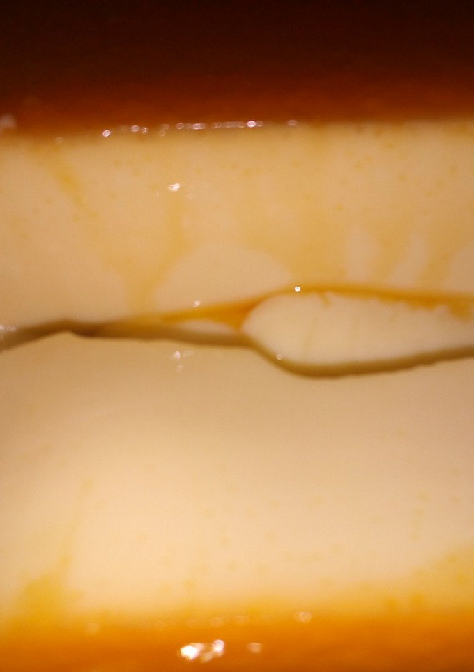 Una foto de Flan