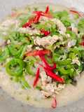Tumis pare belut tempe santan
