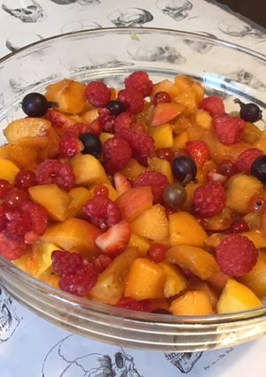 Une photo de Salade de fruits du jardin