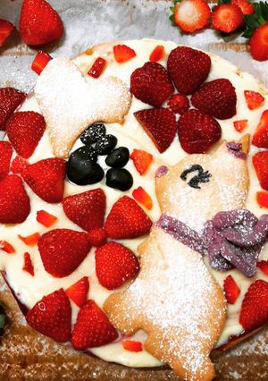 Une photo de Tarte aux fraises