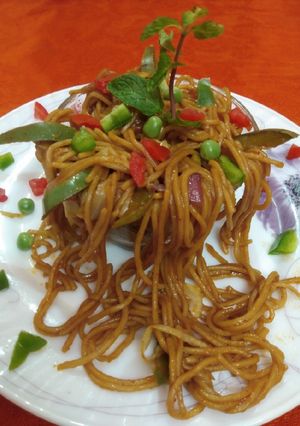A picture of Hakka Noodles recipe.