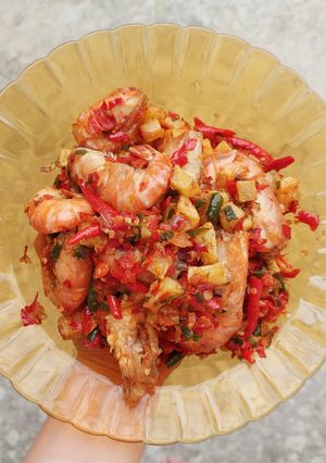 Foto resep Udang Goreng Chilli Padi