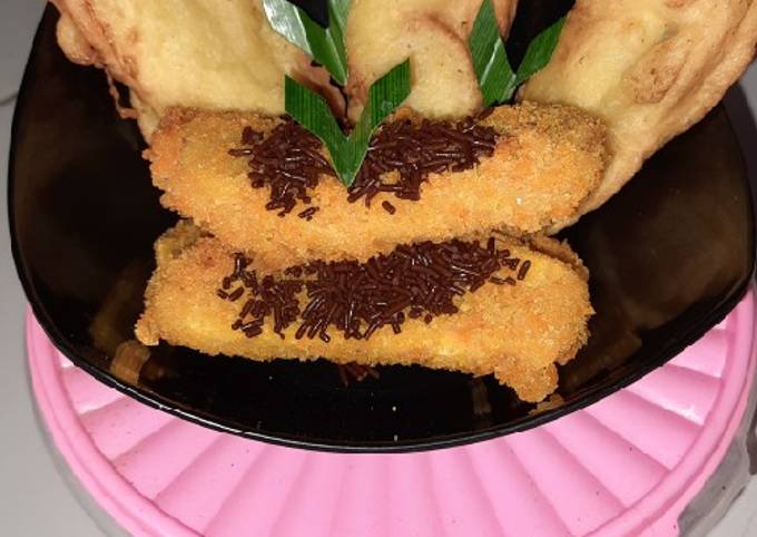 Pisang goreng n pisang crispy simple by Diar